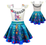 Wondrous Gift - Laced Flutter Sleeve - Girls Dress