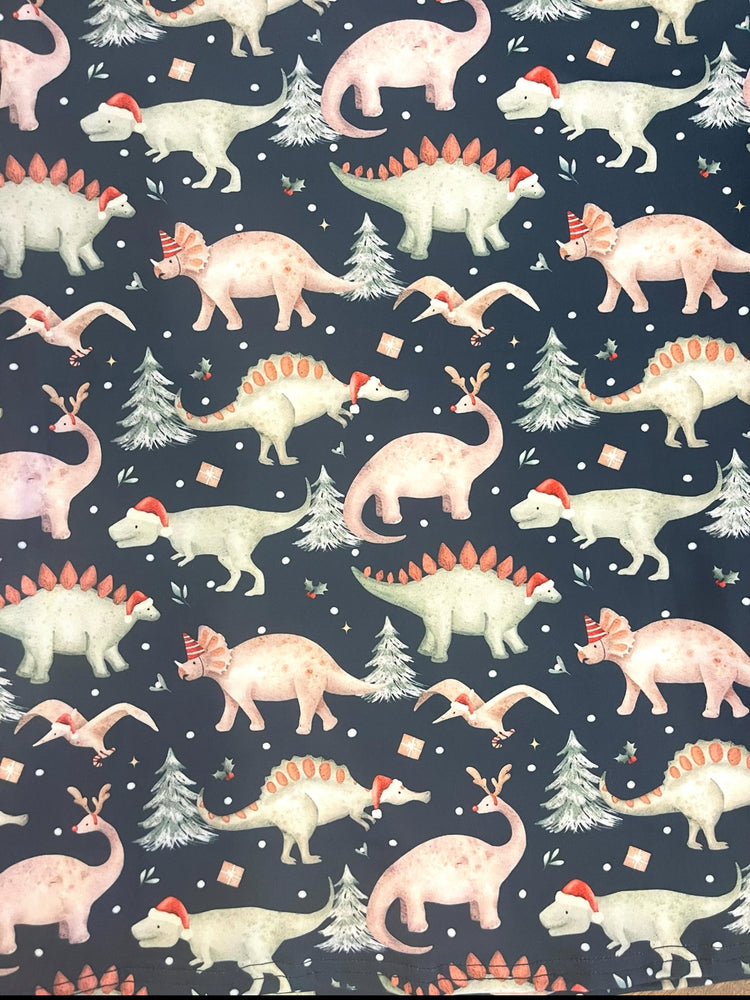 Festive Dino Parade Holiday PJ's- boys 2-piece jammies