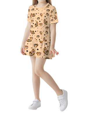 
            
                Load image into Gallery viewer, Chip N&amp;#39; Dale Nutty Fun - Girls Dress
            
        