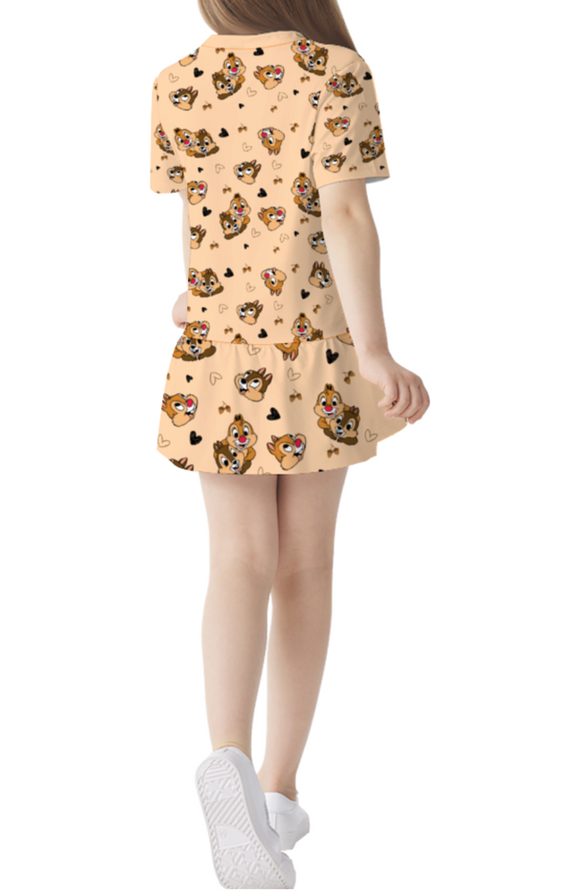 
            
                Load image into Gallery viewer, Chip N&amp;#39; Dale Nutty Fun - Girls Dress
            
        