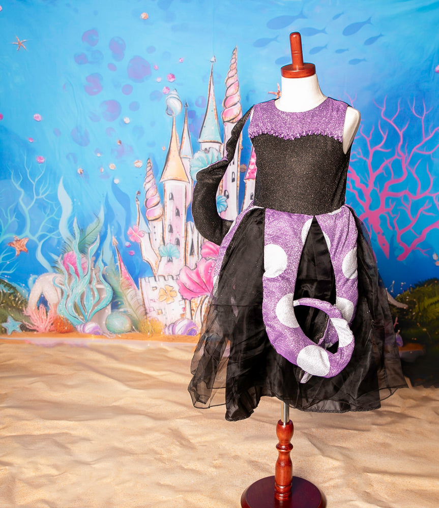 
            
                Load image into Gallery viewer, Ursula Under the Sea - Girls Tulle Dress
            
        