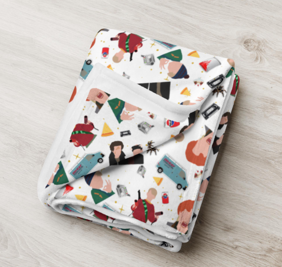 Merry Christmas Ya Filthy Anima- Throw Blanket