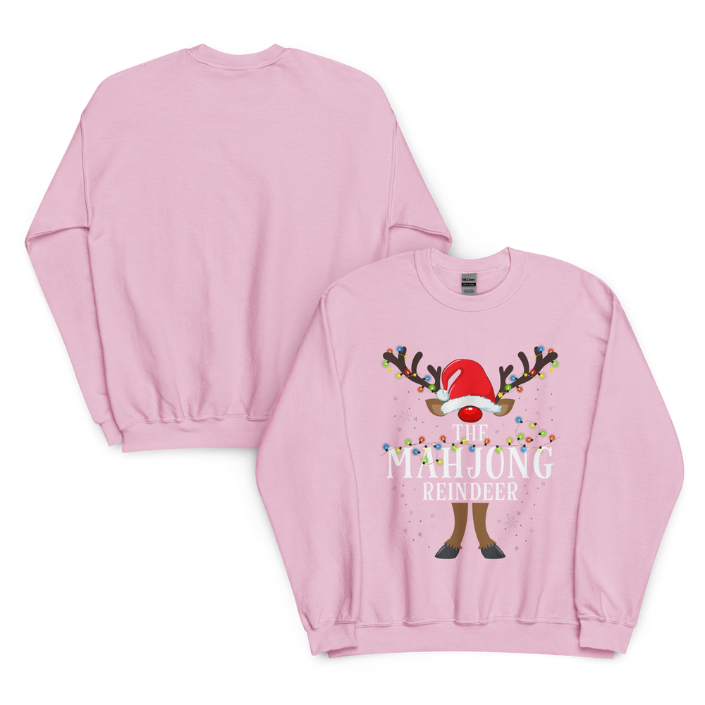 The Mahjong Reindeer Christmas Sweatshirt – Funny Holiday Game Night Top
