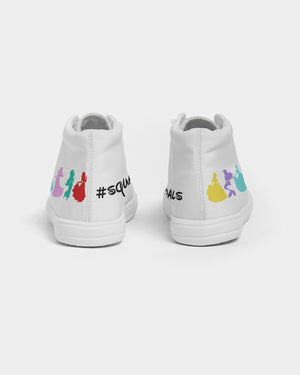 
            
                Load image into Gallery viewer, #PrincessSquad Sneakers Kids Hightop Canvas Shoe
            
        
