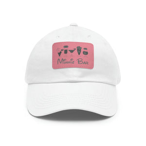 Here for Drinks - Minnie Bar! Mom Hat with Leather Patch - Women's Hat!