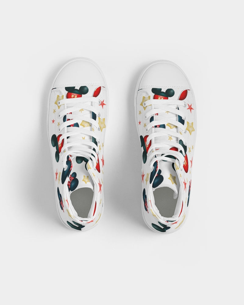 
            
                Load image into Gallery viewer, Mouse Face - Watercolor Women&amp;#39;s Hightop Canvas Shoe
            
        