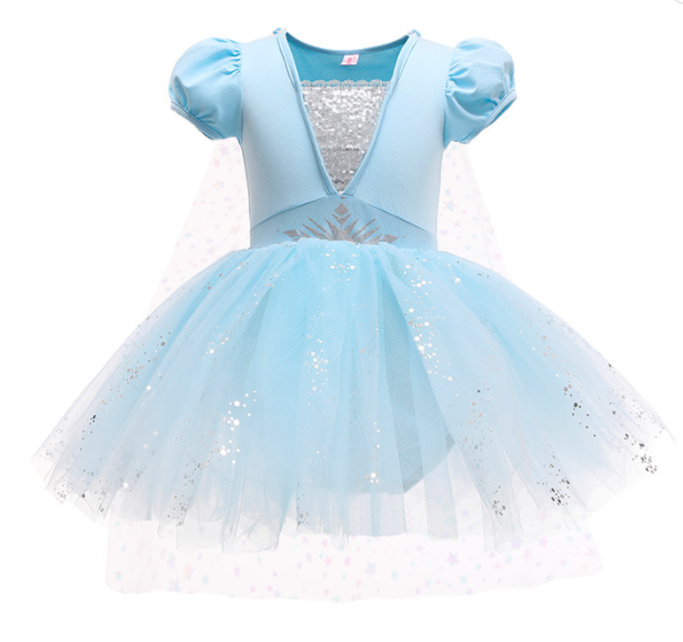 Blue Icy Queen with Ice Cape Tutu