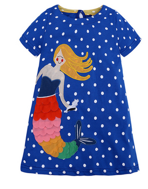 
            
                Load image into Gallery viewer, Girls Cotton Summer Lovin&amp;#39; Dresses! Mermaids and More
            
        
