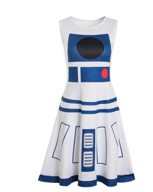 Women's Droid Robot Dress - R2D2 inspired