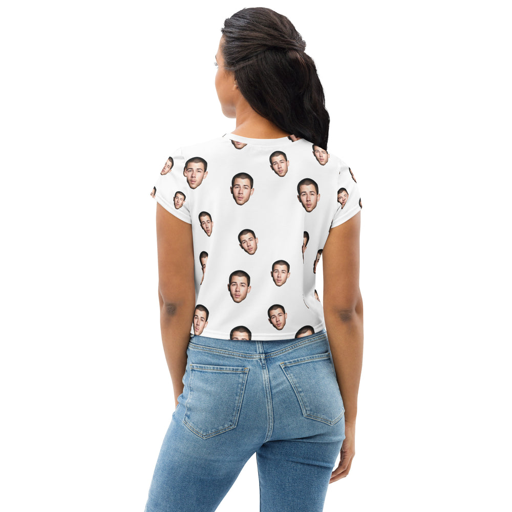 DIY Faces Crop Top T-shirt - Bachelorette Party - Fully Customizable