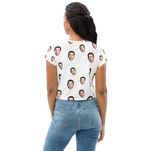 
            
                Load image into Gallery viewer, DIY Faces Crop Top T-shirt - Bachelorette Party - Fully Customizable
            
        