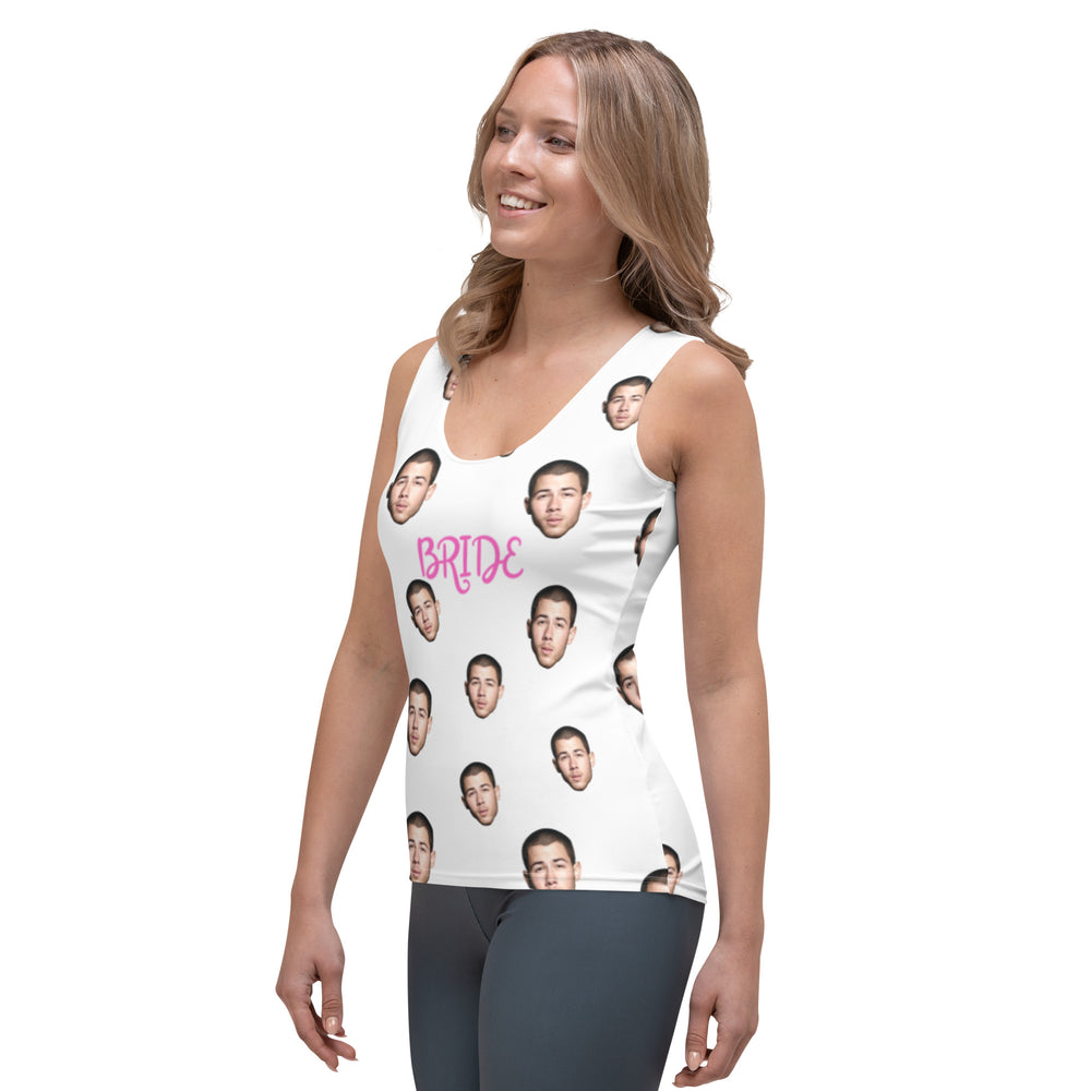 
            
                Load image into Gallery viewer, Traditional Tank Top - DIY Groom Faces Bachelorette Tank Top - Fully Customizable
            
        