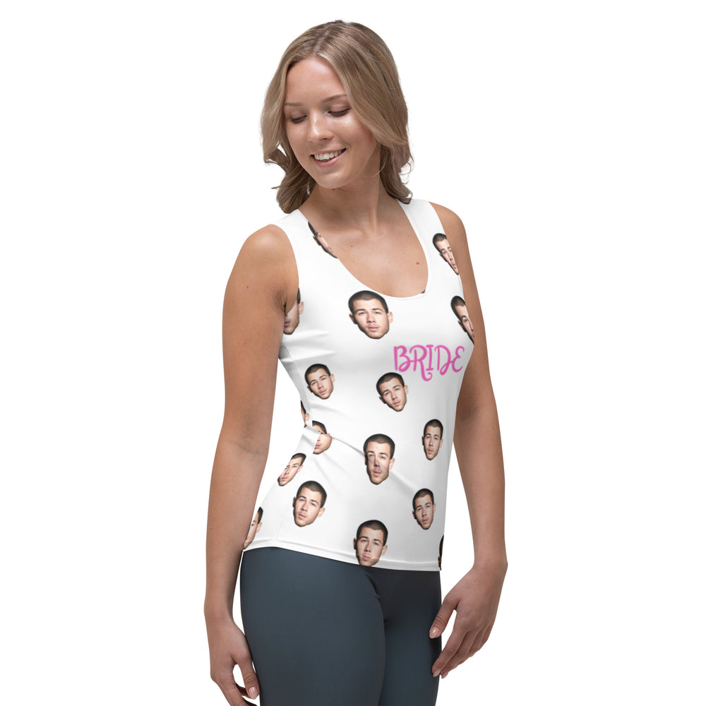 
            
                Load image into Gallery viewer, Traditional Tank Top - DIY Groom Faces Bachelorette Tank Top - Fully Customizable
            
        