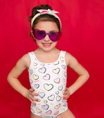 Candy Heart! All-Over Print Kids Swimsuit