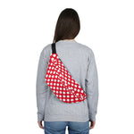 Large Polka Dotted Sling Fanny Pack - Red & White Minnie Inspired