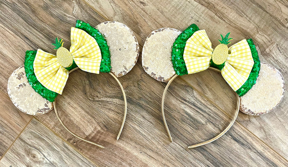 Pineapple 🍍 Princess Ears *ELIGIBLE FOR FREE PAIR* WITH $30 PURCHASE