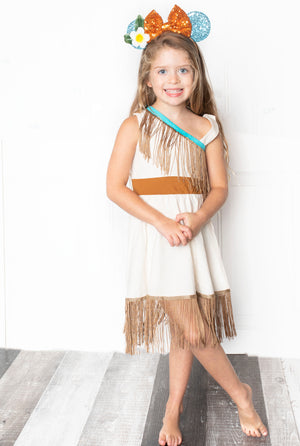 Native Princess Fringe Dress