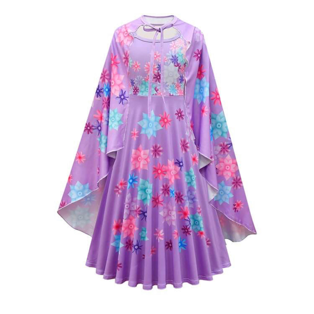 Madrigal Dress (with cape)- Gift of Blooming Flowers