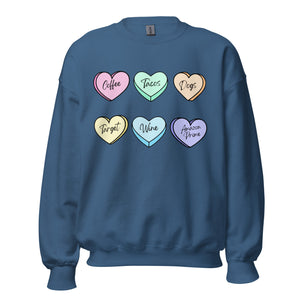 Gals Basic Valentine Wishlist!  Unisex Soft sweatshirt