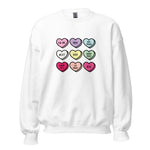 Ew. NO.  Valentine Rejection Hearts - Unisex Sweatshirt